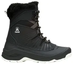 カミック レディース シューズ ブーツ・レインブーツ Kamik Womens Iceland F Winter Boots BlackWhite ホワイトのサムネイル