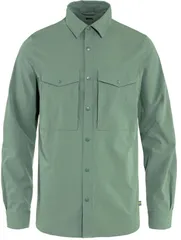フェールラーベン メンズ トップス シャツ Fjallraven Mens Abisko Trekking Shirt Patina Green グリーンのサムネイル