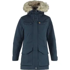 フェールラーベン レディース アウター ジャケット・ブルゾン パーカー Fjallraven Womens Nuuk Parka Dark Navy ネイビーのサムネイル