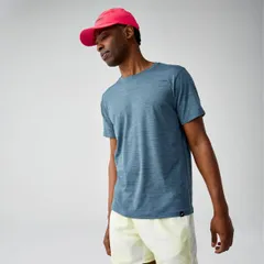 ブルックス メンズ トップス シャツ Brooks Mens Luxe Short Sleeve Shirt Htr Slate Grey スレートのサムネイル