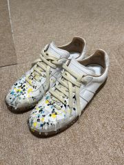 B*Y様 06 アンドゥムルメステール ペイント加工スニーカー - メルカリ