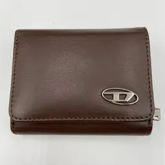 DIESEL ディーゼル ブラウン レザー 財布 メンズ 三つ折り財布　ウォレット　（ME76-4640）のサムネイル