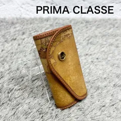 美品 PRIMA CLASSE プリマクラッセ 6連 キーケース PVC レザー 地図柄のサムネイル