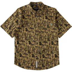 カブー メンズ トップス シャツ 半袖 KAVU Festaruski ShortSleeve Shirt Mens Mushroom Seekerのサムネイル