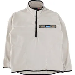 カブー メンズ アウター ジャケット・ブルゾン シャツ フリース KAVU Throwshirt Fleece Pullover 12Zip Mens Naturalのサムネイル