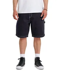クイックシルバー メンズ ボトムス ハーフパンツ・ショーツ ショートパンツ デニム Quik silver Carpenter Baggy 21 Outseam Denim Walkshorts Inのサムネイル