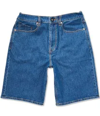 ボルコム メンズ ボトムス ハーフパンツ・ショーツ ショートパンツ デニム Volcom Billow 22 Outseam Denim Shorts Bold Blue ブルーのサムネイル