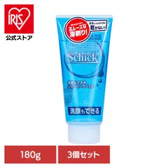 【公式】【3個セット】洗顔シェービングジェル 180g シック Schick ハイドロ シェービングジェル シック 27074 シックのサムネイル