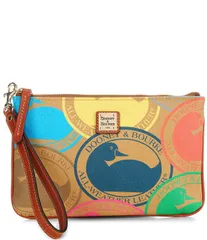 ドーネイアンドバーク レディース アクセサリー 財布 プリント Dooney Bourke Large Travel Inspi red Print Wristlet Desertのサムネイル