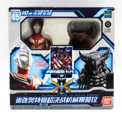 中国バンダイ ウルトラ怪獣シリーズ ティガパワータイプ&メカゴモラ 55のサムネイル