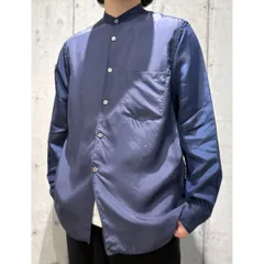 COMME des GARCONS HOMME PLUS 02SS 00’s田中オム 切替ノーカラーキュプラシャツ 8069000146738のサムネイル
