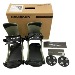 186000 現状品 Salomon サロモン RHYTHM スノーボードビンディング L OIL GREEN メンズのサムネイル