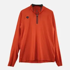 デサント オレンジ メンズ 長袖 ジップTシャツ 100 N5020のサムネイル
