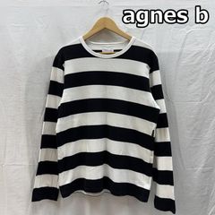 00s日本製 agnes b homme ボーダー ロンT アニエスベー y2k 00s agnes b. homme 太ボーダー ロンT y2k シティーボーイ - メルカリ