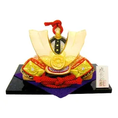 土鈴 手びねり風 出世兜 台付き 端午の節句飾り・五月人形・兜飾り 手作り細工のサムネイル