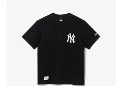 NEW ERA MLB ニューヨーク・ヤンキース ベイズリー ブラック 半袖 110サイズ 未開封