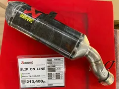 【AKRAPOVIC】SLIP ON LINE カーボン(JMCA認証)【ZX-10R(ABS) '2016 ～ '2020 (SE含む),  KAWASAKI ZX-10RR(ABS) '2017 ～ '2018】のサムネイル