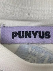 PUNYUS プニュズ Tシャツ/カットソー ホワイト 前面プリント その他総柄 ミドル丈 半袖 クルーネック(丸首) メンズ レディースのサムネイル