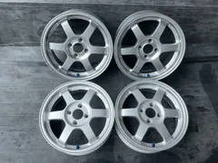 PP1 ビート レイズ ボルクレーシング TE37 社外 15インチアルミホイール 4本SET 5.5J +45 / 6.5J +39 4H 100 64φ 前後サイズ違い 色違いのサムネイル