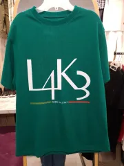 L4K3 レイクリィ イタリア ロゴ 半袖 Tシャツ (グリーン)のサムネイル