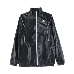 アディダス (MEN - M) ポリ ロゴ ジップアップ ウィンドブレーカーのサムネイル