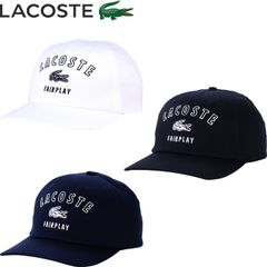 LACOSTE ラコステ FAIRPLAY ツイル キャップ L3502