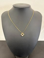 極美品】ミキモト K18 ダイヤ/彫金 リバーシブルネックレス 0.71ct 