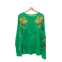 Ed Hardy 長袖カットソー スカル マーメイド グリーン Ed Hardy 長袖カットソー スカル マーメイド グリーン - メルカリ