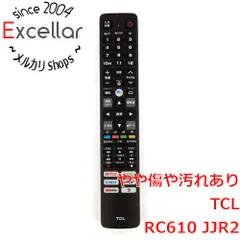 [bn:1] TCL　スマートテレビ用リモコン　RC610 JJR2　本体いたみのサムネイル
