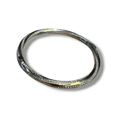 Swarovski ツイストバングル ブレスレット アクセサリー スワロフスキー ゴールド シルバー F 2221A1のサムネイル