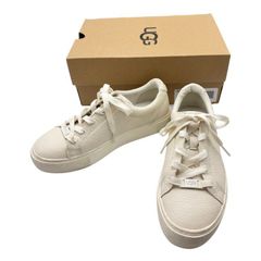 UGG 厚底スニーカー ホワイト プラットフォームスニーカー 美品 - メルカリ