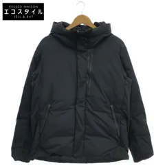 B&Y U-ARROWS　ビューティーアンドユース ユナイテッドアローズ　ブラック 小松マテーレ シャンブレー フード ダウンジャケット 700FP 撥水機能　Lのサムネイル