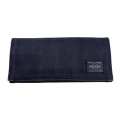 極美品】 ポーター スモーキー ロングウォレット PORTER（ネイビー