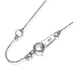 4℃ K18WG ダイヤモンド ホースシュー ネックレス - メルカリ