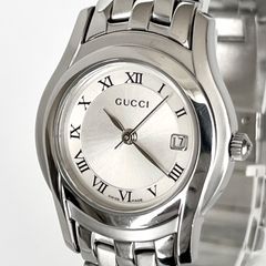 稼働品・定期的に電池交換美品】GUCCI グッチ 5500L 腕時計 本体のみ