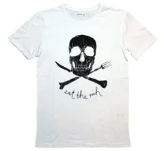 [Worn By] Eat the Rich Tee (White) - [ウォーン・バイ] イート・ザ・リッチ Tシャツのサムネイル