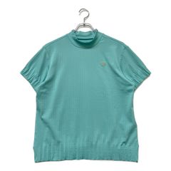 セントアンドリュース 菱形ジャガード半袖シャツ (WOMENS) ブルー
