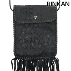 クロムハーツ  BAG-FLAT HIPPIE w/FRINGE /ヒッピー フリンジ装飾レザーショルダーバッグ メンズのサムネイル