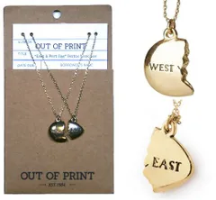 [Out of Print] East and West Egg Necklace (The Great Gatsby)