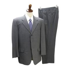 Savile Row セヴィルロウ GUY DORMEUIL 3つボタン シングルスーツ AB5