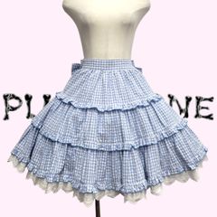 メタモルフォーゼ　サックス　チェックスカート　kawaii　ロリータ メタモルフォーゼ サックス チェックスカート kawaii ロリータ | Mercari