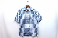 【232969】Aquascutum アクアスキュータム  オープンカラー 開襟　半袖シャツ チェック柄 メンズ  Mのサムネイル