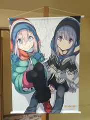各務原なでしこ＆志摩リン タペストリー　ゆるキャン　No.221のサムネイル