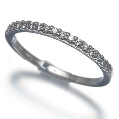 ポンテヴェキオ ダイヤモンド エタニティ リング K18WG 0.10ct - メルカリ