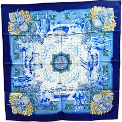 新品】エルメス スカーフ アズレージョHERMES カレ90 AZULEJOS - メルカリ