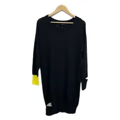 DIESEL(ディーゼル) ワンピース サイズM レディース美品  - 黒×イエロー 長袖/ロングのサムネイル