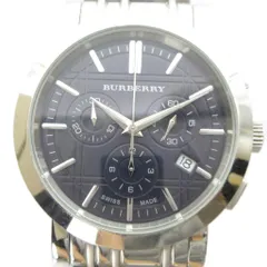 バーバリー BURBERRY BU1360 腕時計 ウォッチ クォーツ クロノグラフ カレンダー付き デイト 青文字盤 シルバー色 ■GY18 /MQのサムネイル