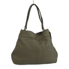 コーチ COACH トートバッグ ワンショルダー ペブルレザー グレージュ