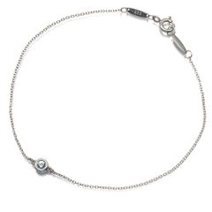 ティファニー カラーバイザヤード アクアマリン ブレスレット 925