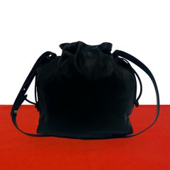 LOEWE ロエベ ロゴ型押し クロスボディ ショルダーバッグ ナッパレザー
